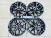 20” CONCAVO 05 SATIN GREY BAKKIE RIMS 6/139 PCD